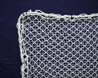 Sikkerhetsnett PP/120/4 mm hvit med 6mm kanttau