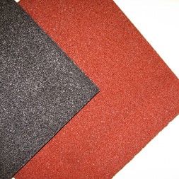 Støtabsorberende rød matte 50 X 50cm. 45mm tykkelse.
